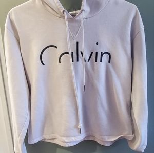 Cropped CK hoodie